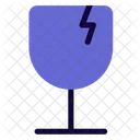 Zerbrechliches Glas  Symbol