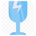 Zerbrechliches Glas  Symbol