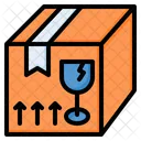 Zerbrechlich Box Paket Symbol