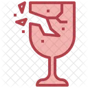 Glasscherben  Symbol