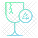 Glasscherben  Symbol