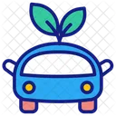 Zero Emission Car Icon