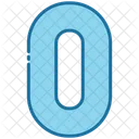 Zero Alphabet Shape And Symbol Icon