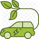 Zero Emission Eco Car Ecology Car Icon