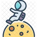 Zero Gravity Gravity Astronaut Icon