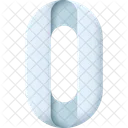 Zero Number Waste Icon