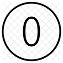 Zero Null Number Icon