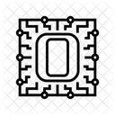 Zero Number Numbers Icon