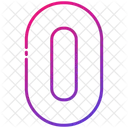 Zero Alphabet Shape And Symbol Icon