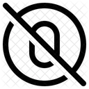 Zero Slash Slashed Zero Icon