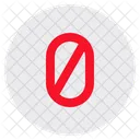 Zero Numbers Number Icon