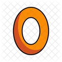Zero Number Numbers Icon