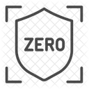 Zero Trust Shield Security Icon