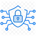 Zero Trust Cyber Security Data Protection Icon