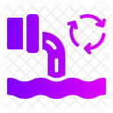 Zero Waste Water Energy Water Icon
