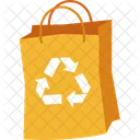 Eco Friendly Zero Waste Paper Bag Icon