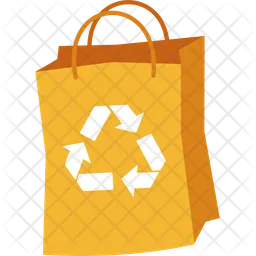 Zero Waste Paper Bag  Icon
