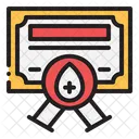 Certificate Blood Donor Symbol