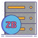 Zettabytes Data Icons Database Icons Icon