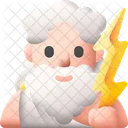 Zeus Hades God Icon