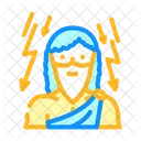 Zeus Greek God Icon