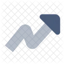 Zickzack Oben Rechts Symbol