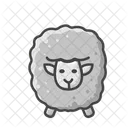 Ziege Lamm Essen Symbol