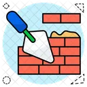 Brickwall Wandbau Steinmauer Symbol