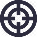 Fadenkreuz Ziel Zielen Symbol