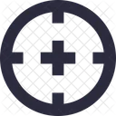 Fadenkreuz Ziel Zielen Symbol