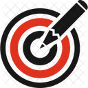 Ziel Bullseye Genauigkeit Symbol