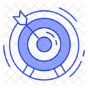 Ziel Bullseye Dartscheibe Icon