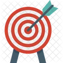 Ziel Bullseye Dartscheibe Icon