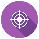 Ziel Ziel Dartscheibe Symbol
