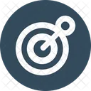 Ziel Pfeil Bullseye Symbol