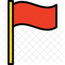 Zielflagge Flagge Golfflagge Symbol