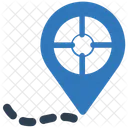 GPS Standort Karte Symbol