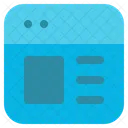 Zielseite Website Konzept Symbol
