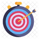 SEO Targeting Zielzeit Zeitziel Icon