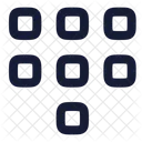 Zifferblatt Quadrat Symbol