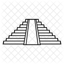 Ziggurat Of Ur Pyramidal Iraq Landmarks Icon