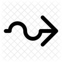 Zigzag Zigzag Lines Zigzag Arrow Icon