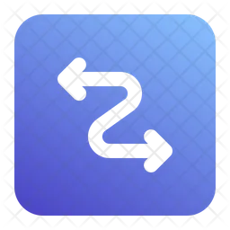 Zigzag  Icon