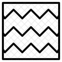 Zigzag Stitch Pattern Icon