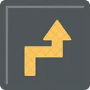 Zigzag arrow  Icon