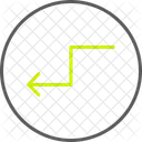 Arrow Zigzag Direction Icon