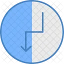 Arrow Zigzag Direction Icon