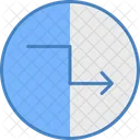 Arrow Zigzag Direction Icon