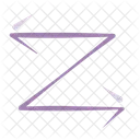 Zigzag Arrow Zigzag Navigation Icon