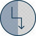 Arrow Zigzag Direction Icon